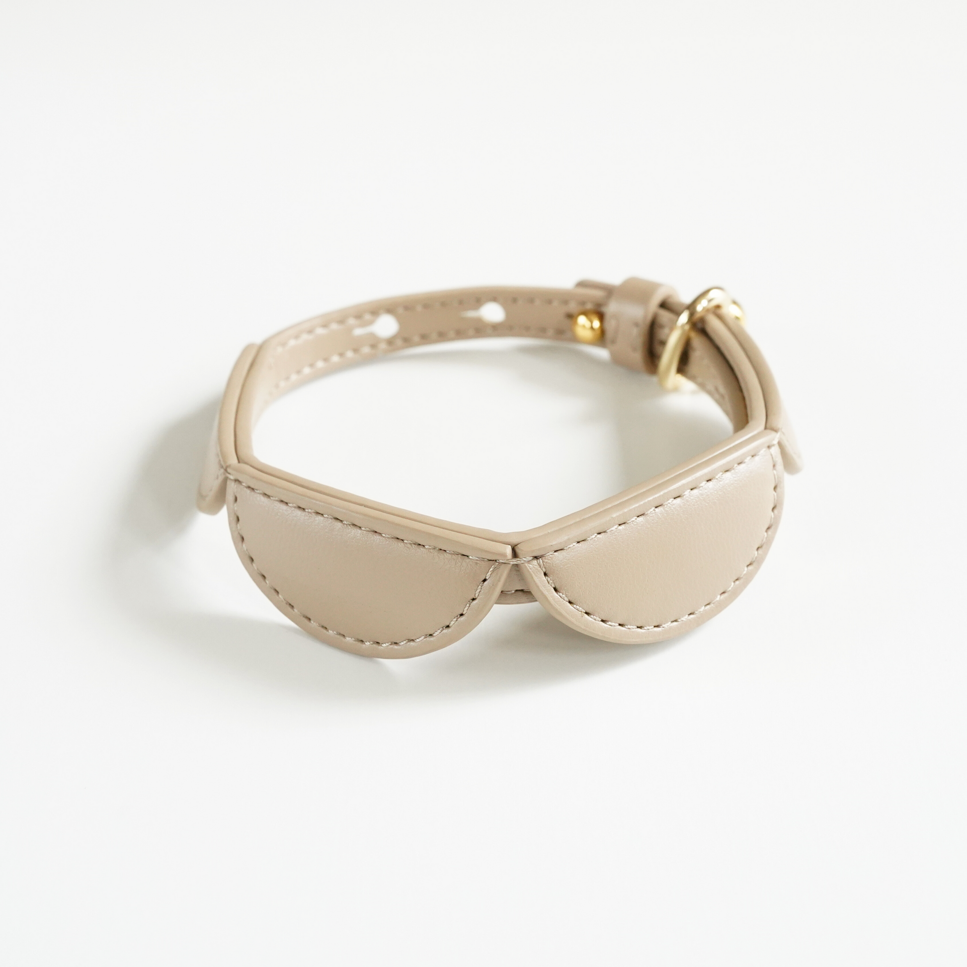 Leather Pet Collar – Half Moon